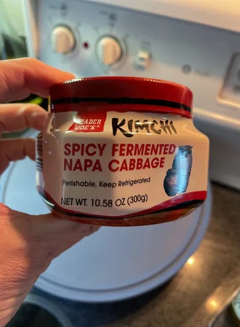 Is it Egg Free? Trader Joe's Spicy Fermented Napa Cabbage Kimchi