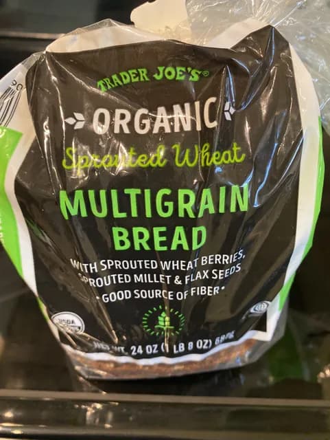 Is it Egg Free? Trader Joe's Organic Sprouted Wheat Multigrain Bread