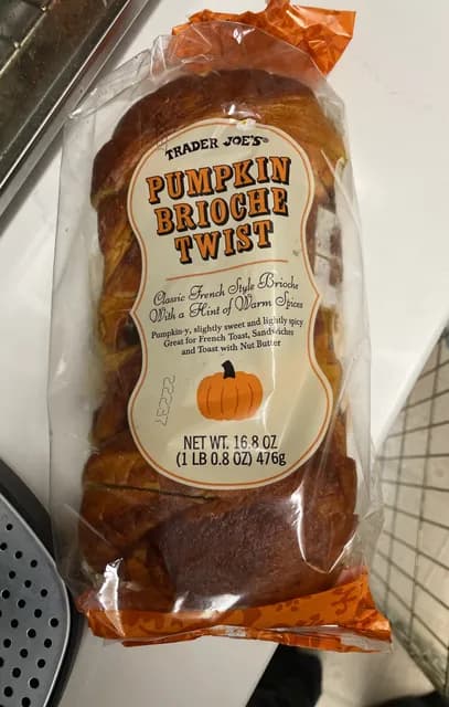 Is it Soy Free? Trader Joe's Pumpkin Brioche Twist