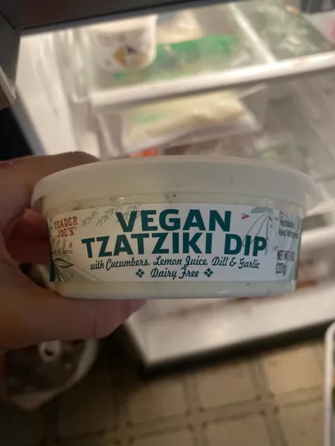 Is it Egg Free? Trader Joe's Tzatziki Dip With Cucumbers, Lemon Juice, Dill & Garlic