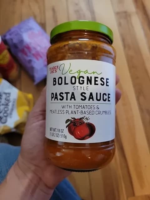 Is it Egg Free? Trader Joe's Vegan Bolognese Style Pasta Sauce