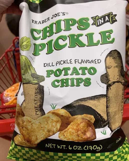 Is it Egg Free? Trader Joe's Chips In A Pickle Dill Pickle Flavored Potato Chips