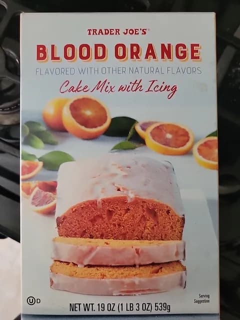 Is it Soy Free? Trader Joe’s Blood Orange Cake Mix With Icing