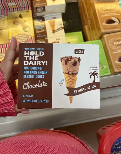 Is it Gelatin free? Trader Joe's Hold The Dairy! Chocolate Mini Coconut Non-dairy Dessert Cones