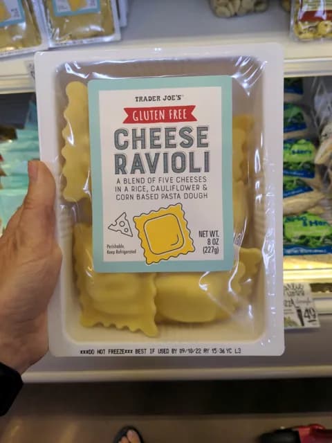 Is it Soy Free? Trader Joe's Gluten Free Cheese Ravioli