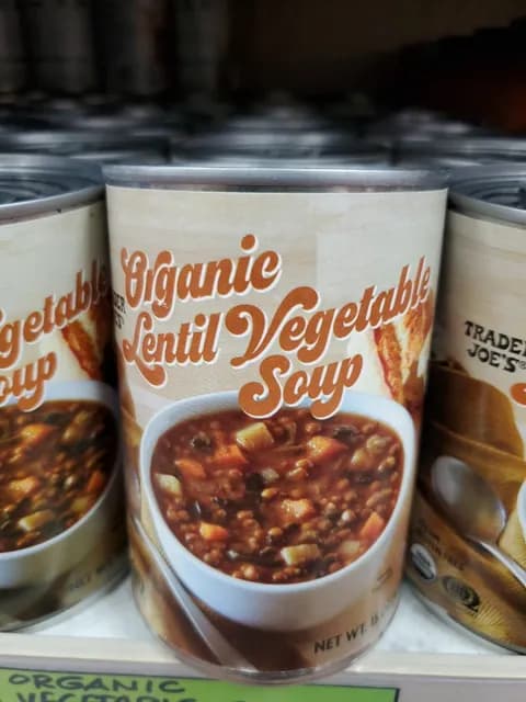 Is it Soy Free? Trader Joe’s Organic Lentil Vegetable Soup