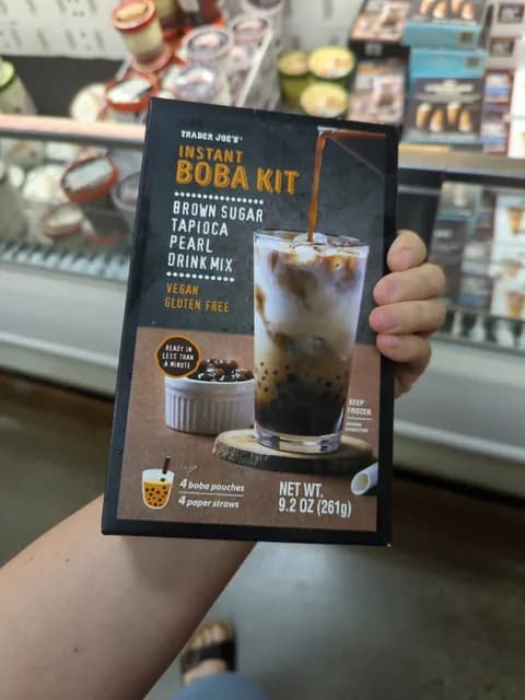 Is it Soy Free? Trader Joe's Instant Boba Kit Brown Sugar Tapioca Pearl Drink Mix