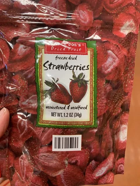 Is it Egg Free? Trader Joe’s Unsweetened & Unsulfured Freeze Dried Strawberries