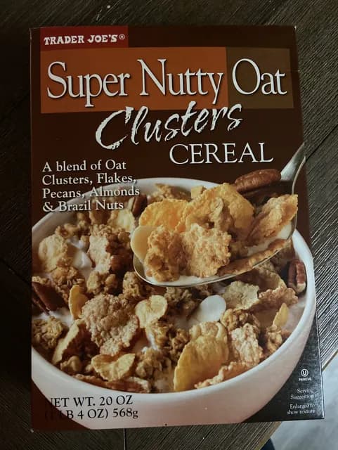 Is it Gelatin free? Trader Joe's Super Nutty Oat Clusters Cereal