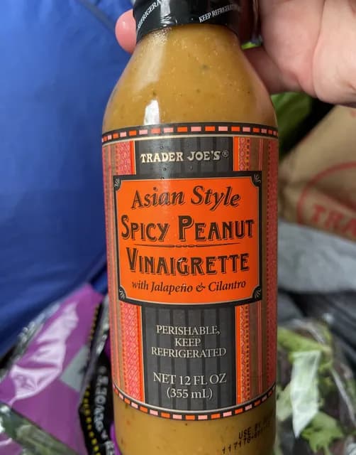 Is it Soy Free? Trader Joe's Asian Style Spicy Peanut Vinaigrette With Jalapeño & Cilantro