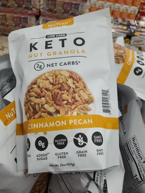 Is it Egg Free? Nutrail Low Carb Keto Nut Granola Cinnamon Pecan