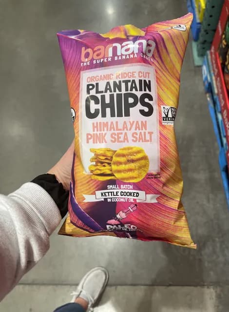 Is it Soy Free? Barnana Organic Ridge Cut Plantain Chips Himalayan Pink Sea Salt