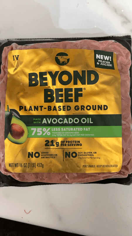 Is it Milk Free? Beyond Meat Beyond Beef Plant-based Ground