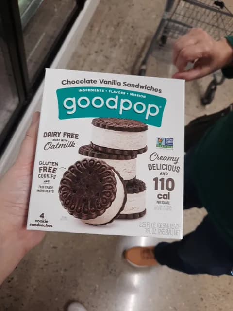 Is it Soy Free? Goodpop Chocolate Vanilla Sandwiches