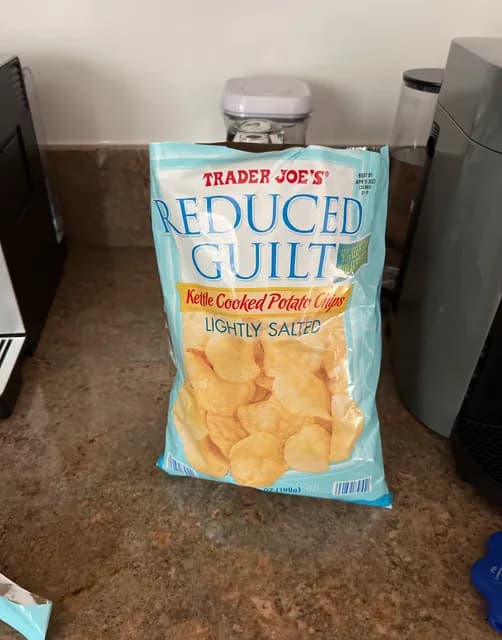 Is it Egg Free? Trader Joe’s Reduced Guilt Kettle Cooked Potato Chips Lightly Salted