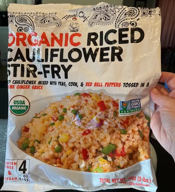 Is it Soy Free? Tattooed Chef Organic Riced Cauliflower Stir-fry