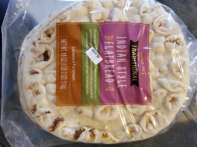 Is it Soy Free? Trader Joe's Traditional Indian Style Flatbread