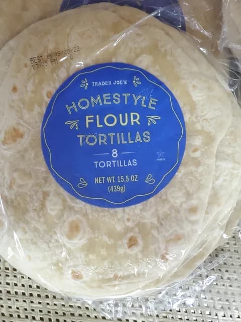 Is it Egg Free? Trader Joe's Homestyle Flour Tortillas