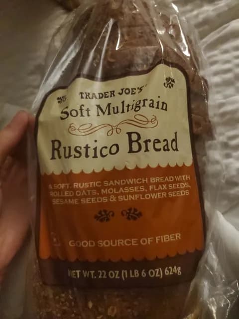 Is it Egg Free? Trader Joe’s Soft Multigrain Rustico Bread