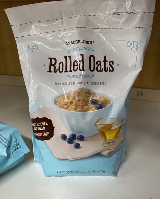 Is it Soy Free? Trader Joe's Rolled Oats, 100% Whole Grain Oats And Gluten Free