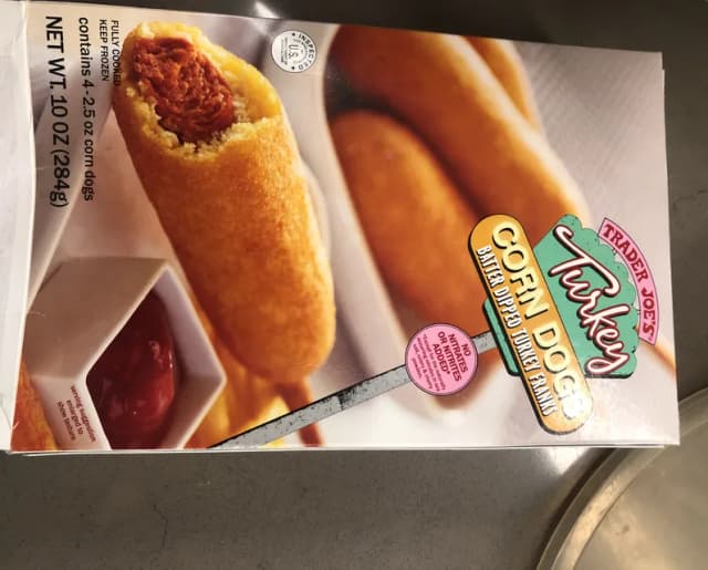 Is it Soy Free? Trader Joe's Turkey Corn Dogs Batter Dipped Turkey Franks