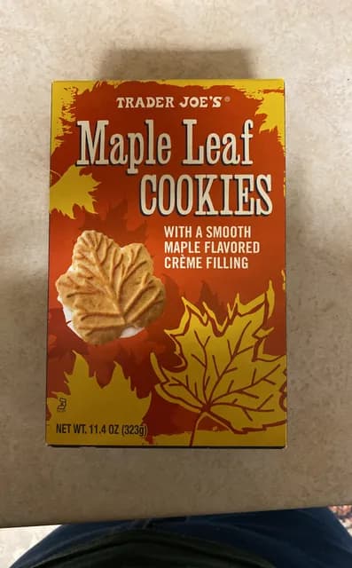 Is it Egg Free? Trader Joe's Maple Leaf Cookies