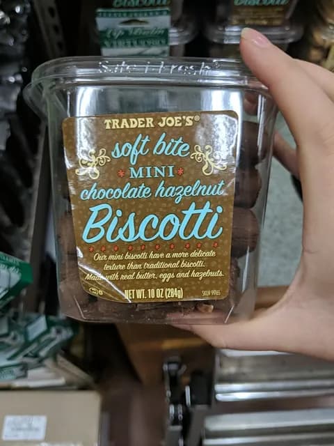 Is it Soy Free? Trader Joe's Soft Bite Mini Chocolate Hazelnut Biscotti