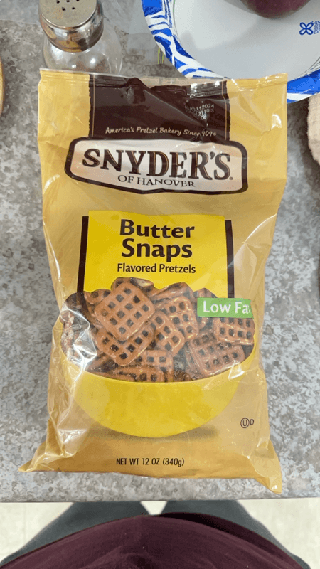 Is it Dairy Free? Snyders Of Hanover Pretzel Snaps Butter