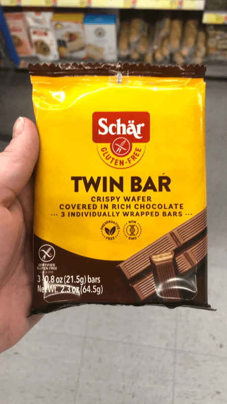 Is it Shellfish Free? Schar Gluten Free Twin Bar, Chocolate Covered Crispy Wafer