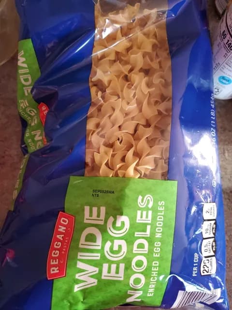 Is it Dairy Free? Reggano Wide Egg Noodles