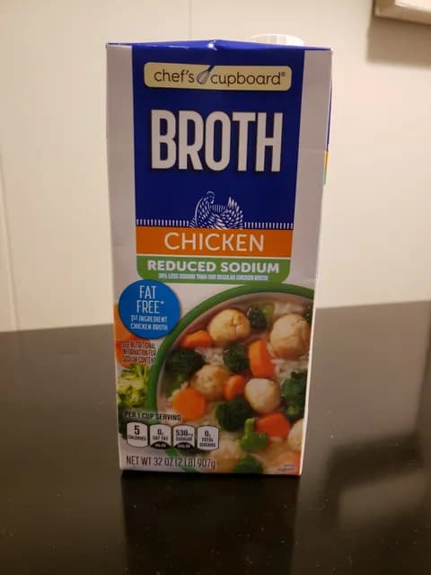 Is it Soy Free? Chef's Cupboard Reduced Sodium Chicken Broth