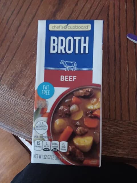 Is it Egg Free? Chef's Cupboard Fat Free Beef Broth