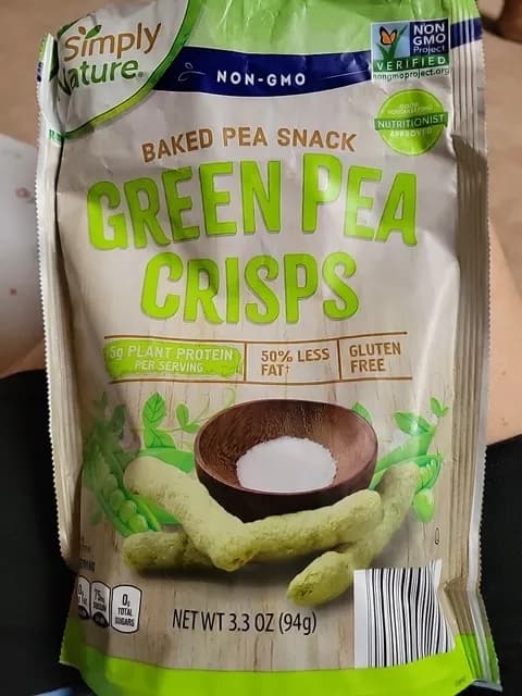 Is it Egg Free? Simply Nature Green Pea Crisps