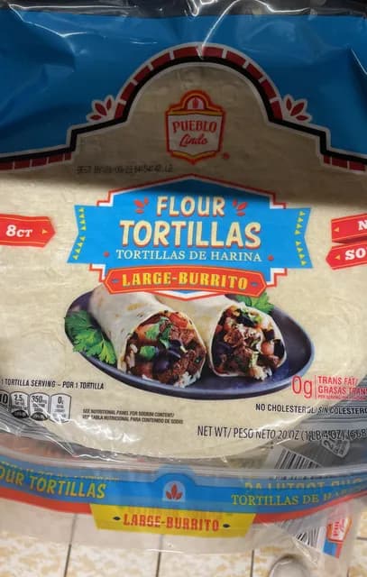 Is it Soy Free? Pueblo Lindo Large Burrito Flour Tortillas