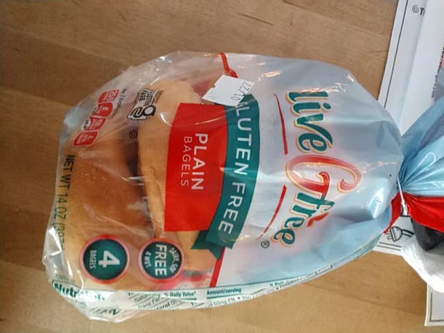 Is it Egg Free? Livegfree Gluten Free Plain Bagels