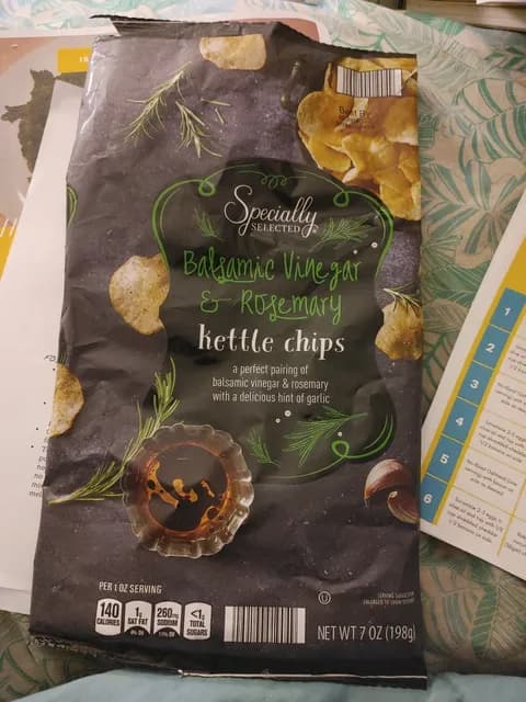 Is it Gelatin free? Specially Selected Balsamic Vinegar & Rosemary Kettle Chips