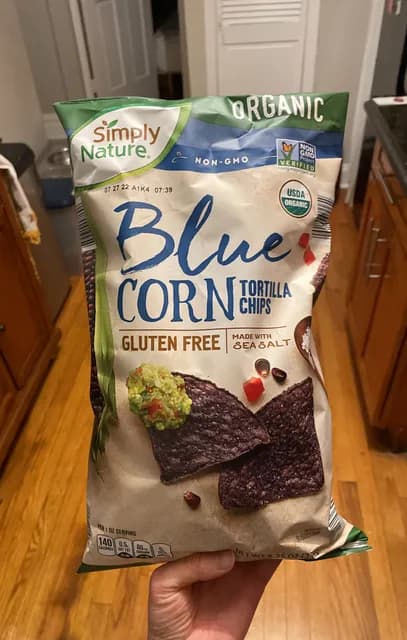 Is it Egg Free? Simply Nature Organic Blue Corn Tortilla Chips