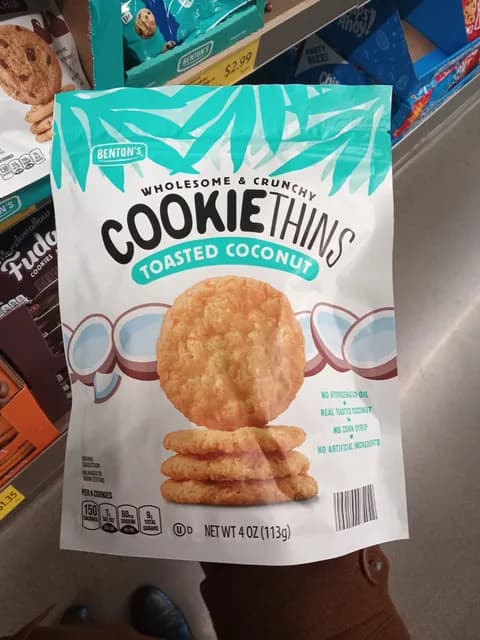 Is it Soy Free? Benton's Wholesome & Crunchy Cookiethins Toasted Coconut