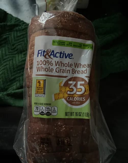 Is it Gluten Free? Fit & Active 100% Whole Wheat Whole Grain Bread