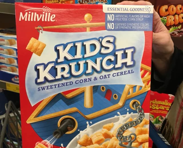 Is it Soy Free? Millville Kid's Krunch Sweetened Corn & Oat Cereal