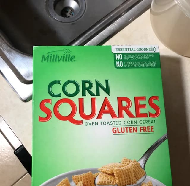 Is it Gluten Free? Millville Gluten Free Corn Squares Oven Toasted Corn Cereal