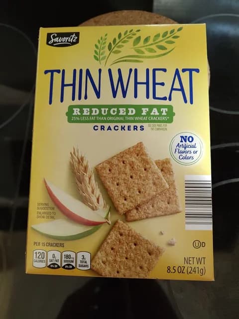 Is it Egg Free? Savoritz Thin Wheat Reduced Fat Crackers