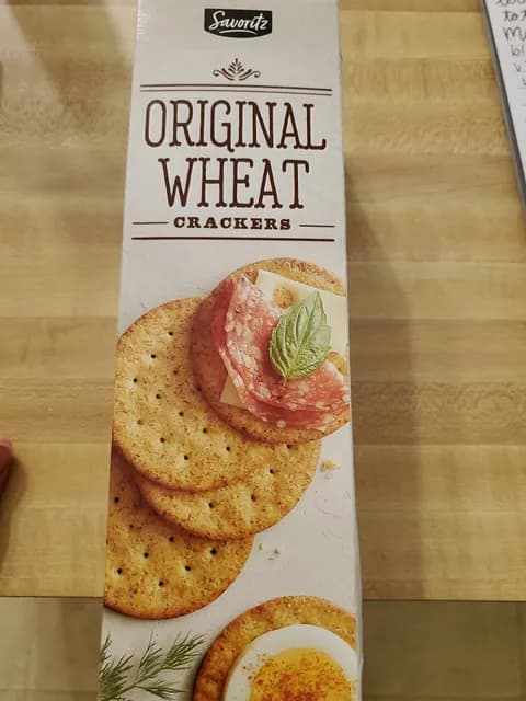 Is it Egg Free? Savoritz Original Wheat Crackers