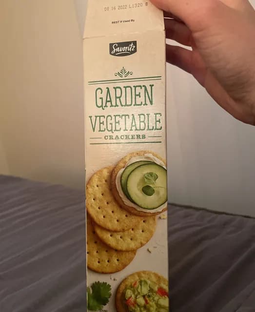 Is it Egg Free? Savoritz Garden Vegetable Crackers