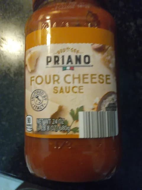 Is it Soy Free? Priano Four Cheese Sauce