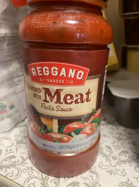 Is it Egg Free? Reggano Flavored With Meat Pasta Sauce