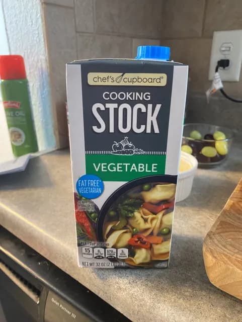 Is it Gelatin free? Chef's Cupboard Fat Free Vegetable Cooking Stock