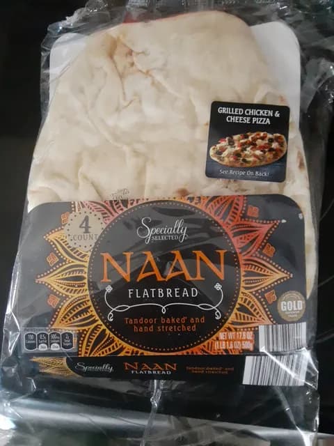 Is it Egg Free? Specially Selected Naan Flatbread