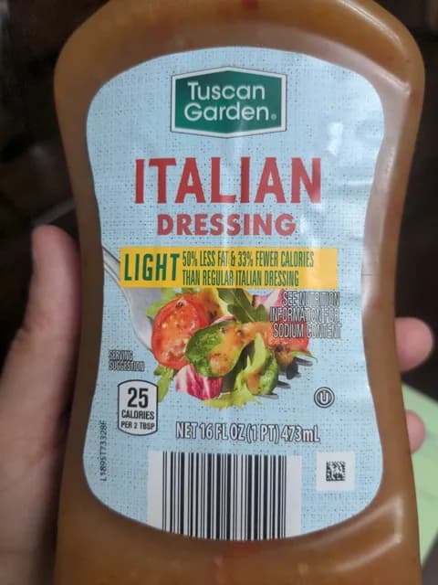 Is it Egg Free? Tuscan Garden Light Italian Dressing