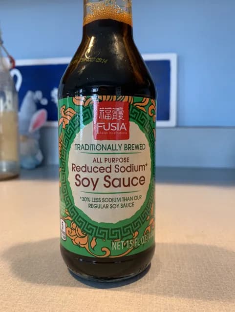 Is it Egg Free? Fusia Asian Inspirations Traditionally Brewed All Purpose Reduced Sodium Soy Sauce